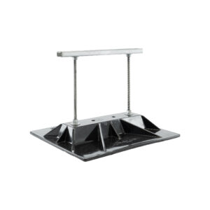 16-BS-12 pipe support with strut and cable tray installation supports