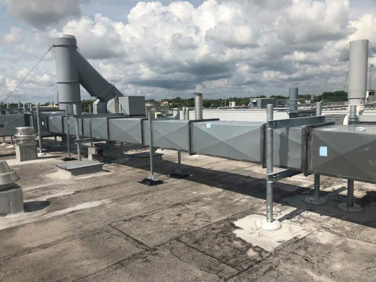 MIRO rooftop duct supports