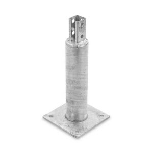 Stanchion rooftop anchor for wind and seismic