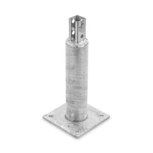 Stanchion rooftop anchor for wind and seismic