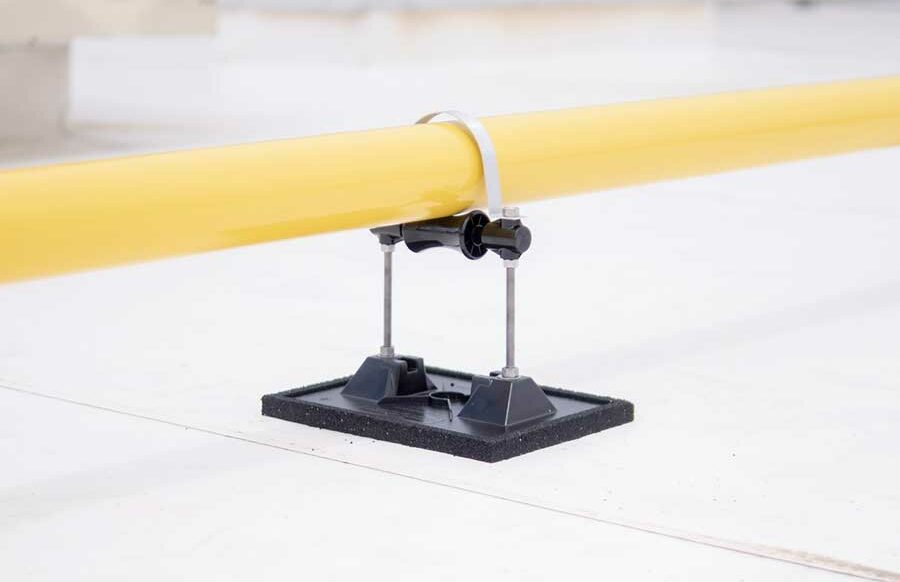 MIRO roller chair rooftop pipe support
