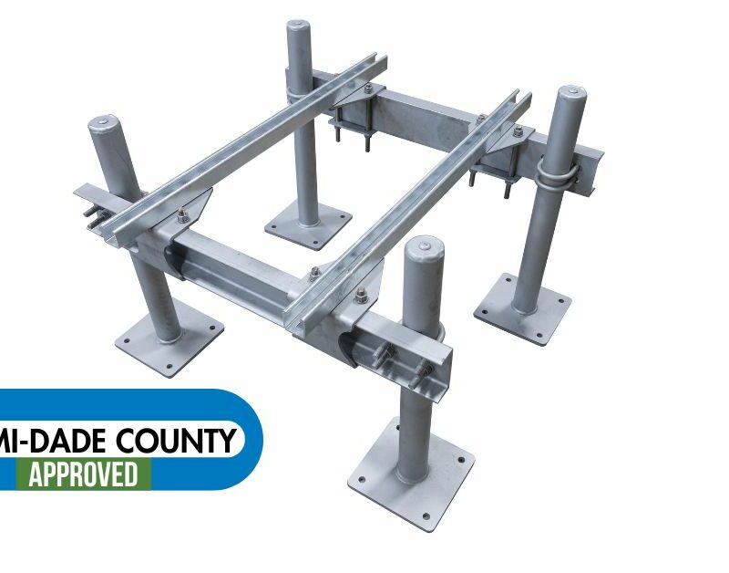 Miami Dade NOA mechanical equipment support stand