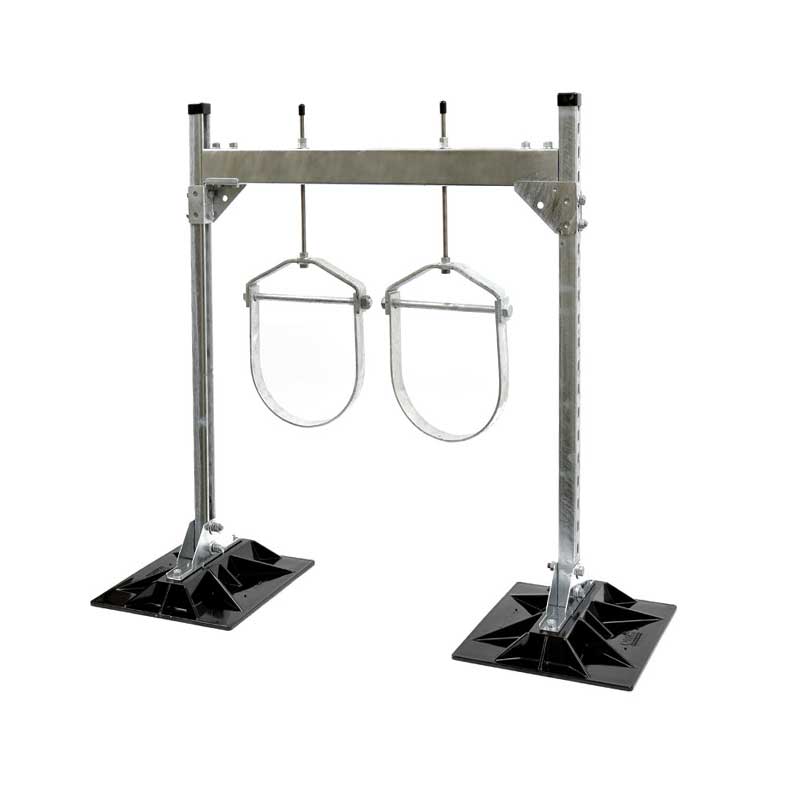 MIRO 8H roof pipe stand with hangers