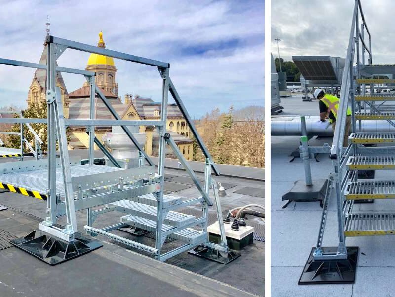 roof crossover stairs by MIRO Industries