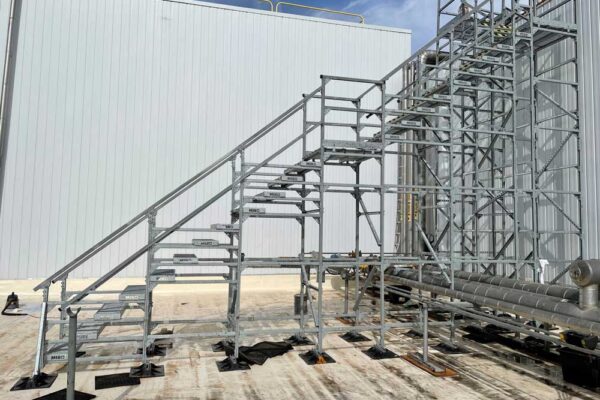 Large MIRO stair system on rooftop