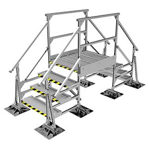 Crossover stairs
