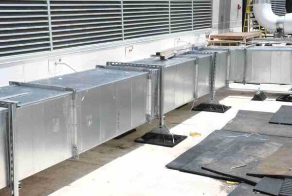 custom rooftop duct supports