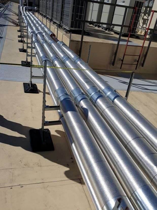 Best Practices for Securing Pipes on Commercial Rooftops