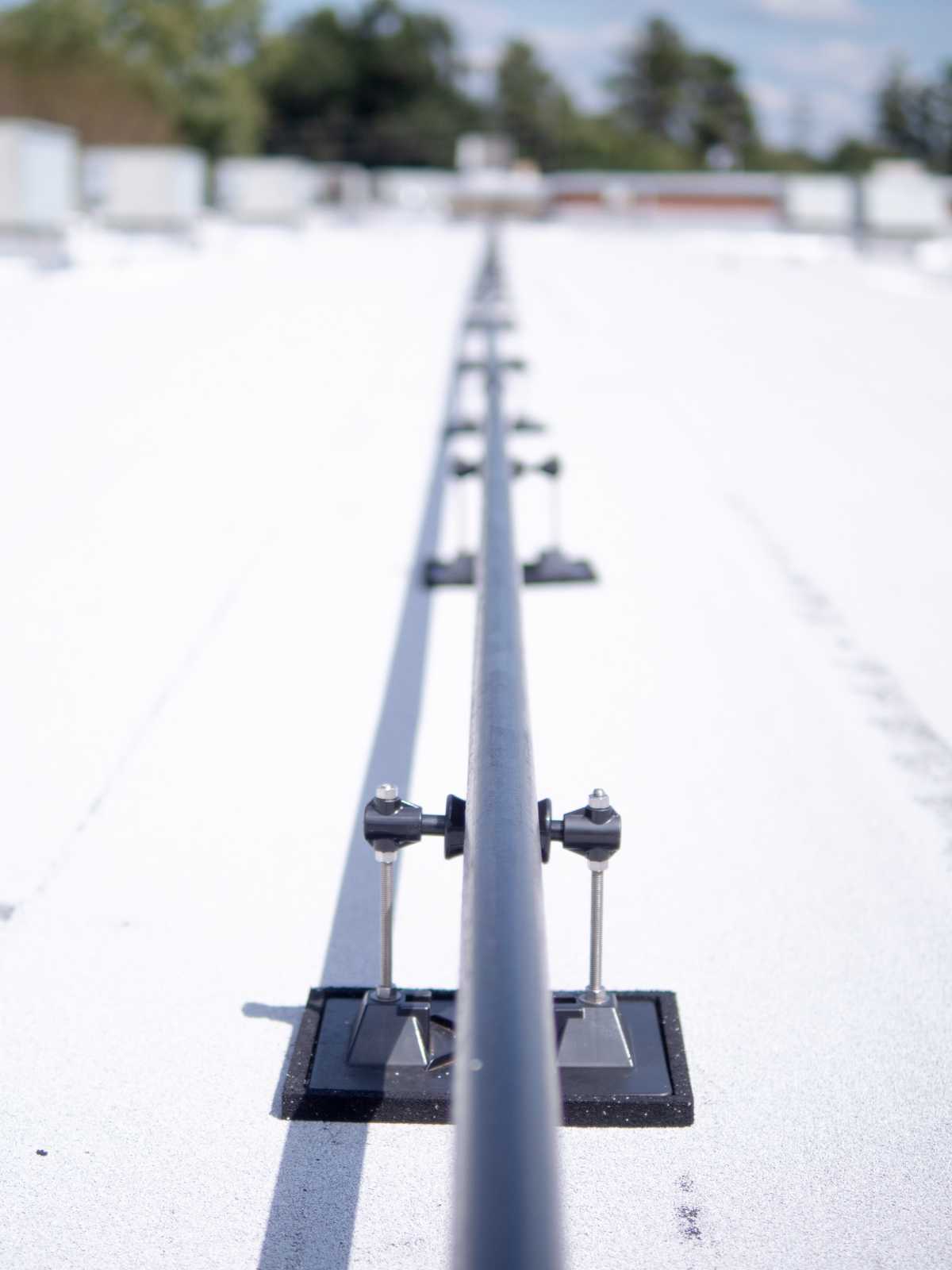 3-RAH-8 close-up on white roof membrane