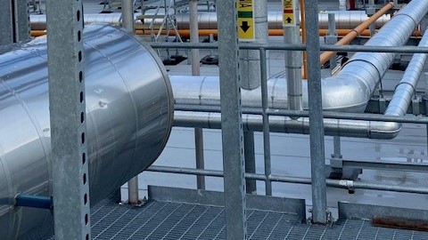 MIRO rooftop platforms and roof duct supports