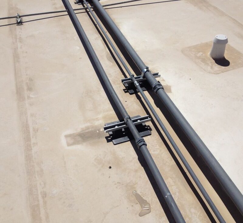 MIRO electrical conduit roof supports